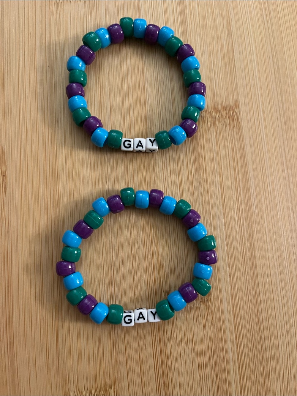 Gay LGBTQ Pony Beaded Bracelet